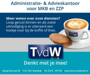 Twan van de Wiel Administratie en Advieskantoor MKB ZZP Waalwijk TvdW