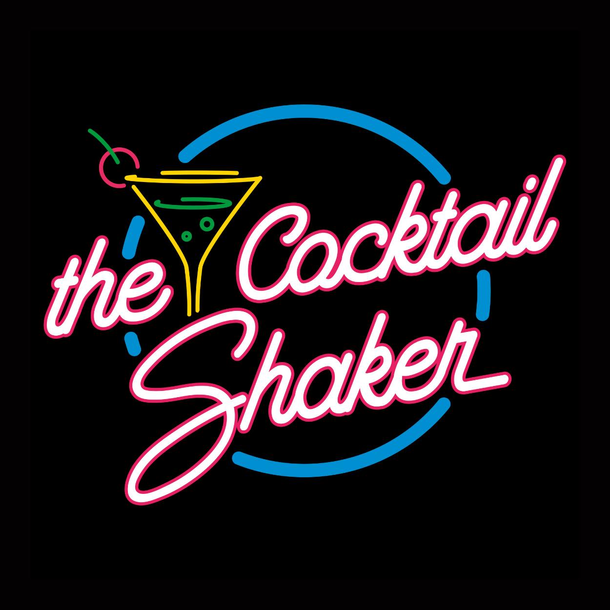 Het logo van The Cocktail Shaker